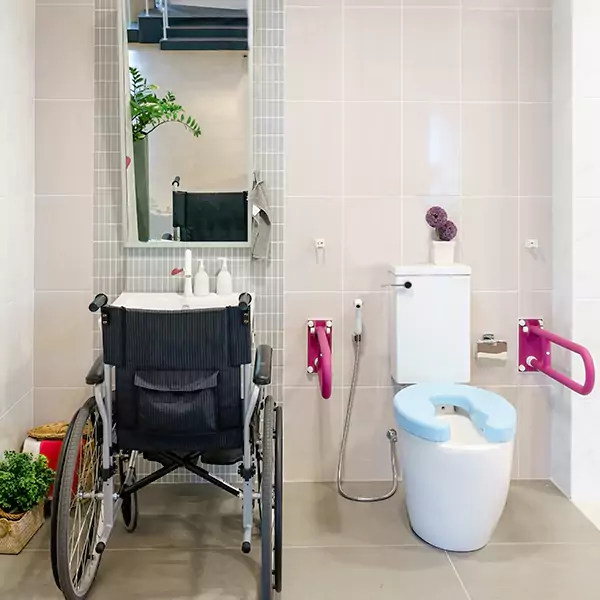 Handicap Bathroom Remodel in Lewiston, Idaho