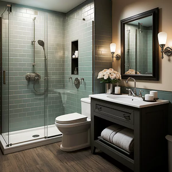 One day bathroom remodel in Lewiston, Idaho