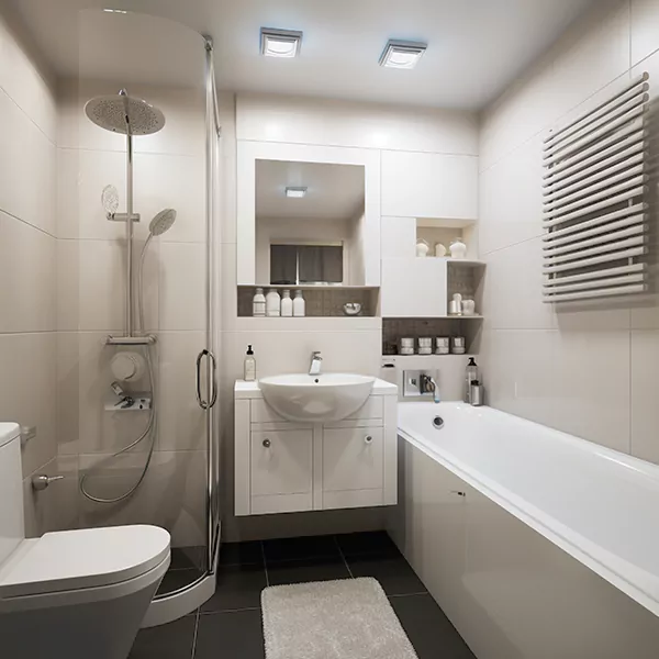 Simple Bathroom Remodel in Lewiston, Idaho