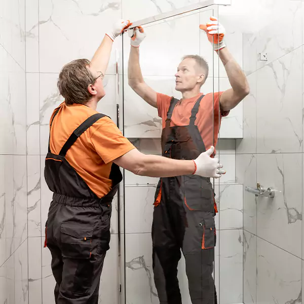 Standing Shower Remodel in Lewiston, Idaho