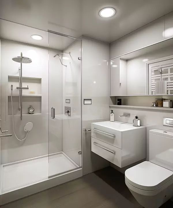 Lewiston's Trusted Team for White Bathroom Renovations