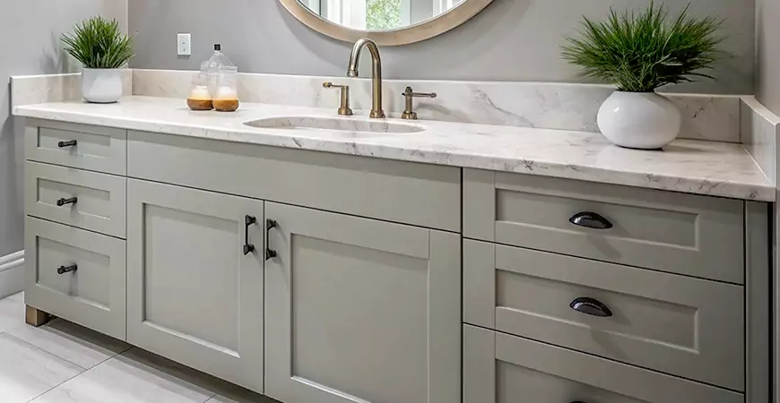 Bathroom Cabinet Replacement in Lewiston