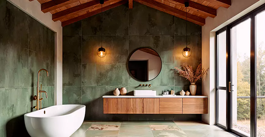 Rustic Bathroom Renovation in Lewiston
