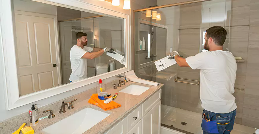 Simple Modern Bathroom Remodel in Lewiston